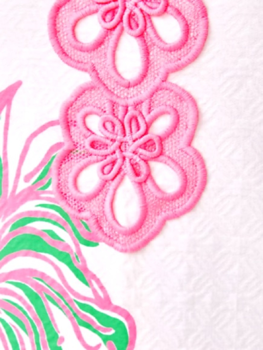 Lilly Pulitzer Marleigh Maxi Shift Dress Size 6 Pink Pineapple Lace Resort - Picture 6 of 14